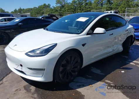 2022 Tesla Model 3 Long Range Dual Motor All-Wheel Drive из США, поврежденный, VIN 5YJ3E1EB0NF128102